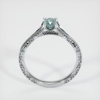 0.63 Ct. Sapphire Ring, 14K White Gold 3