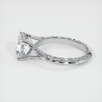 3.99 Ct. White Sapphire Ring, 14K White Gold 4