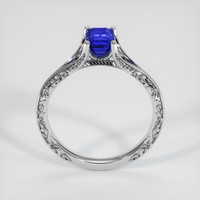 0.89 Ct. Sapphire Ring, 18K White Gold 3