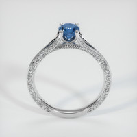 0.65 Ct. Sapphire Ring, 18K White Gold 3