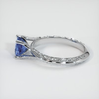 0.89 Ct. Sapphire Ring, 18K White Gold 4