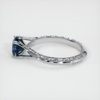 1.07 Ct. Sapphire Ring, 18K White Gold 4