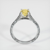 0.92 Ct. Sapphire Ring, 18K White Gold 3