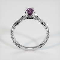 0.70 Ct. Bi Color Sapphire Ring, 18K White Gold 3