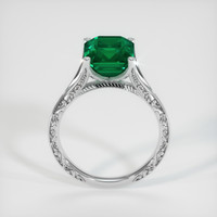 3.16 Ct. Emerald Ring, 18K White Gold 3