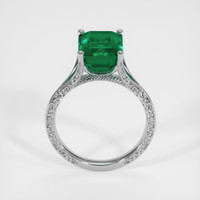 4.15 Ct. Emerald Ring, 18K White Gold 3