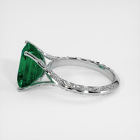 4.15 Ct. Emerald Ring, 18K White Gold 4