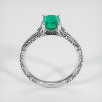 1.17 Ct. Emerald Ring, 18K White Gold 3
