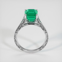 2.61 Ct. Emerald Ring, 18K White Gold 3