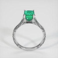 1.90 Ct. Emerald Ring, 18K White Gold 3