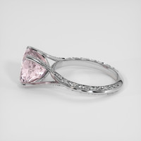 4.41 Ct. Pink Sapphire Ring, 18K White Gold 4