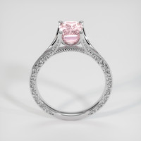 2.15 Ct. Pink Sapphire Ring, 18K White Gold 3
