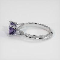 1.60 Ct. Sapphire Ring, 18K White Gold 4