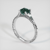 1.12 Ct. Sapphire Ring, 18K White Gold 2