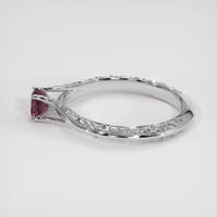 0.31 Ct. Sapphire Ring, 18K White Gold 4