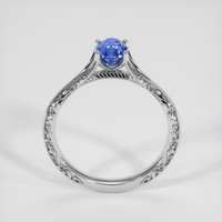 1.22 Ct. Blue Sapphire Ring, 18K White Gold 3