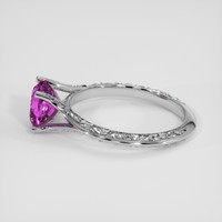 1.59 Ct. Purple Sapphire Ring, 18K White Gold 4