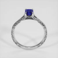 1.19 Ct. Purplish Blue Sapphire Ring, 18K White Gold 3