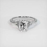 1.95 Ct. White Sapphire Ring, 18K White Gold 1