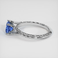 1.68 Ct. Blue Sapphire Ring, 18K White Gold 4