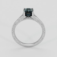 2.08 Ct. Color Change Sapphire Ring, 18K White Gold 3