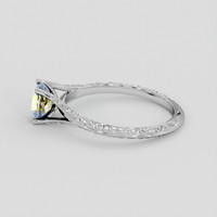 1.08 Ct. Bi Color / Parti Sapphire Ring, 18K White Gold 4
