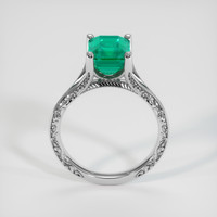 2.72 Ct. Emerald Ring, 18K White Gold 3