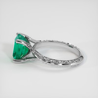 2.72 Ct. Emerald Ring, 18K White Gold 4