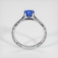 0.72 Ct. Sapphire Ring, 18K White Gold 3