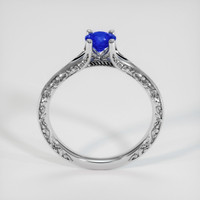 0.68 Ct. Sapphire Ring, 18K White Gold 3