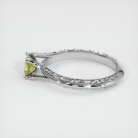 0.53 Ct. Sapphire Ring, 18K White Gold 4