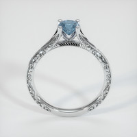 0.61 Ct. Sapphire Ring, 18K White Gold 3