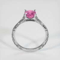 1.52 Ct. Purplish Pink Sapphire Ring, 18K White Gold 3
