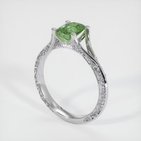 1.42 Ct. Sapphire Ring, 18K White Gold 2