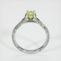 0.76 Ct. Sapphire Ring, 18K White Gold 3
