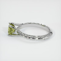 0.76 Ct. Sapphire Ring, 18K White Gold 4