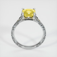 2.31 Ct. Yellow Sapphire Ring, 18K White Gold 3