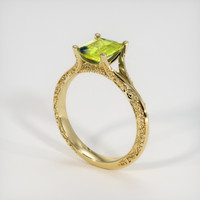 2.08 Ct. Bi Color Sapphire Ring, 10K Yellow Gold 2
