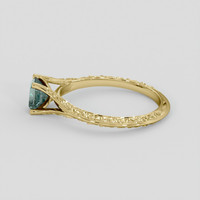 0.58 Ct. Alexandrite Ring, 10K Yellow Gold 4