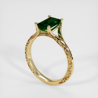 1.49 Ct. Tsavorite Garnet Ring, 10K Yellow Gold 2