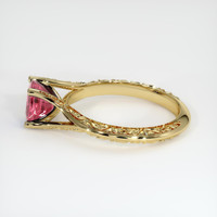 1.20 Ct. Pinkish Red Ruby Ring, 10K Yellow Gold 4
