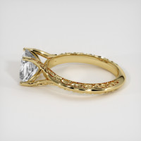 2.52 Ct. White Sapphire Ring, 10K Yellow Gold 4