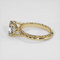 1.52 Ct. White Sapphire Ring, 10K Yellow Gold 4