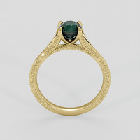 1.65 Ct. Bluish Green Sapphire Ring, 10K Yellow Gold 3