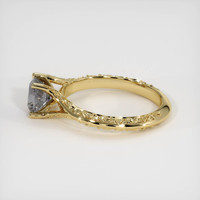 1.05 Ct. Grey Sapphire Ring, 10K Yellow Gold 4