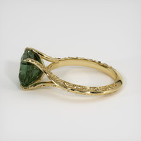 4.06 Ct. Bi Color Sapphire Ring, 14K Yellow Gold 4