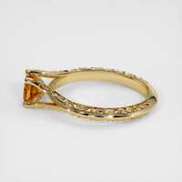 0.63 Ct. Sapphire Ring, 14K Yellow Gold 4