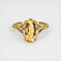 2.92 Ct. Gemstone Ring, 14K Yellow Gold 1