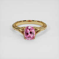 1.63 Ct. Pink Spinel Ring, 14K Yellow Gold 1