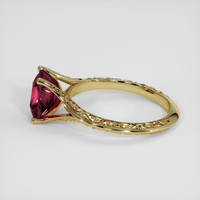 1.89 Ct. Reddish Pink Malaya Garnet Ring, 14K Yellow Gold 4